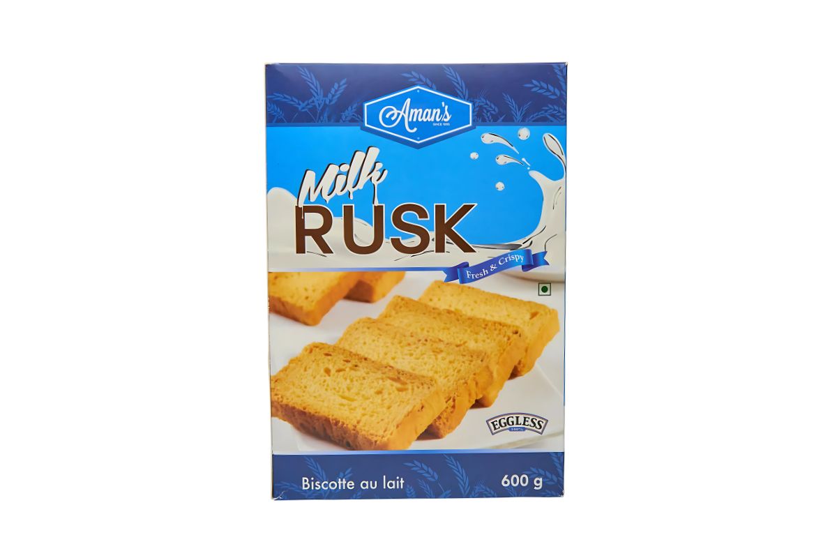 Aman's Milk Rusk Eggless