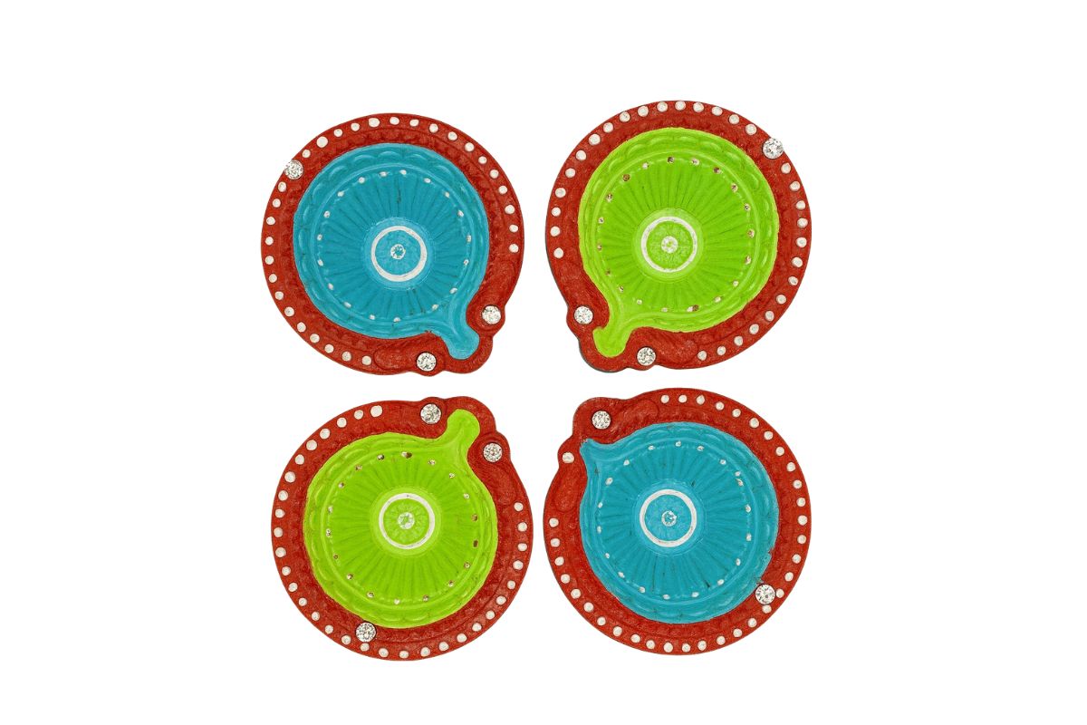Colorful Diya